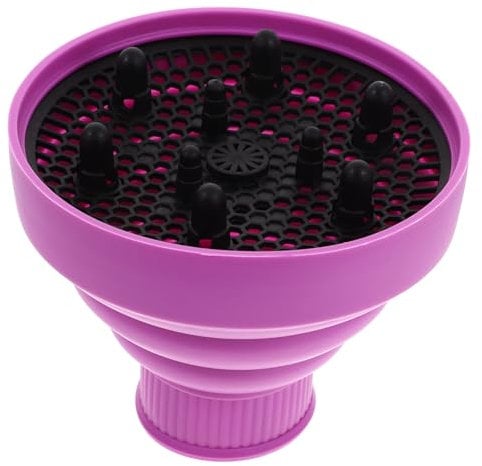 FRCOLOR 3pcs Environmental Protection Hair Dryer Diffuser Silicone Hair Dryer Nozzle Easy to Clean Disassemble