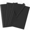 50 feuilles de papier de soie noir, 70 x 50 cm, papier d'emballage cadeau pour remplissage de Noël, artisanat floral, bricolage, décoration de cadeau d'anniversaire ou de mariage