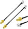2 Pcs 4G Antenna SMA to TS9 Cable 4G LTE Antenna Extension Cable SMA Female Adapter Cable Bulkhead to TS9 Plug Right Angle Cable RG174 20cm for 4G Router 2G 3G 4G Wifi Router LTE Antenna UMTS Mobile