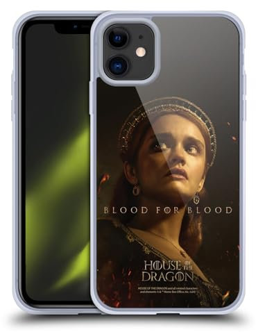Head Case Designs Licenza Ufficiale House of The Dragon: Television Series Alicent Stagione 2 Key Art Custodia in Gel Compatibile con Apple iPhone 11 E Compatibile con MagSafe