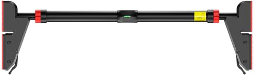 Klimmzugstange Türrahmen Verstellbar, ohne Schrauben/Bohren, Pull Up Bar Heimturnhalle bis 250 Kg für Zuhause, Home Gym, Pull Up Bar, mit Gear- Lock Funktion, 76-95 cm Ausziehbar