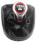 Pomo Palanca para Seat Altea Leon II Toledo III 2004-2012 5/6 Velocidades Perilla De Cambio De Marchas De Cuero PU Palanca Velocidad Coche(5 Speed)