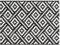 vidaXL Outdoor Teppich ARAKIL Schwarz und Weiß Polyester 300 x 400 cm