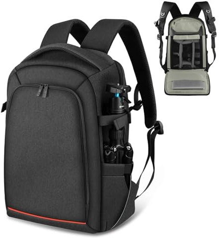 Compatible For Camera Stabilizer Backpack, Outdoor Dual Shoulder Bag With Rain Cover For Handheld Gimbal