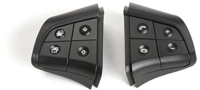 Lenkradknopf Schalter Für Benz GL ML RB Klasse W164 W245 W251 Lenkradschalter Steuertasten Auto Multifunktionsschaltertasten(Model A Black)