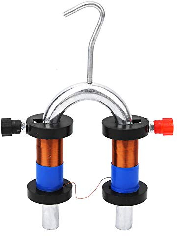 RASTKY Elektromagnet, Korrosionsbeständiger U-förmiger Magnet für Grundlegende Physikalische Experimente, mit 5 Kg Tragfähigkeit, Lernanzeige