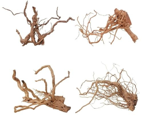 AquaOne Aquarium Wurzel Deko Drachenwurzel XL 1 Stück Aquascaping Echtholz Drachen Curlwurzel Dragonwood Holz Dekoration Pflanzen Landschaft Moos Natur