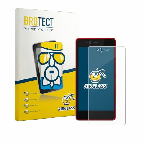 BROTECT Schutzglas für Fujitsu Arrows M04 Schutzfolie Panzer Folie Glas Made in Germany [Extrem Kratzfest 9H, Anti-Fingerprint, Ultra-Transparent]