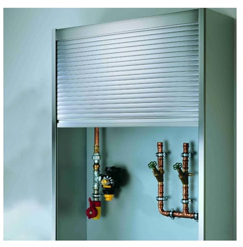 QSTGX Porte AccordéOn Recoupable Porte de Placard Kit de Porte À Enroulement Pour Placards Cuisine, Camping-cars, Bureaux, Hôtels(40x70 cm)