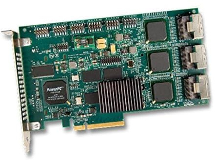 LSI LOGIC 3ware 9650SE-24M8 Kit SATA-Controller (24-Port, SATA II, 512MB DDR2-Speicher, 8X PCI Express 1.1, RAID 0/1/5/6/10/50/SingleDisk/JBOD)