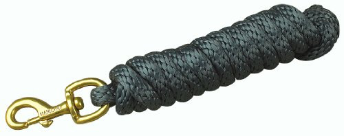 Hamilton Poly-Leine mit Bolzenverschluss, Graphit, 1,6 cm dick x 3 m lang