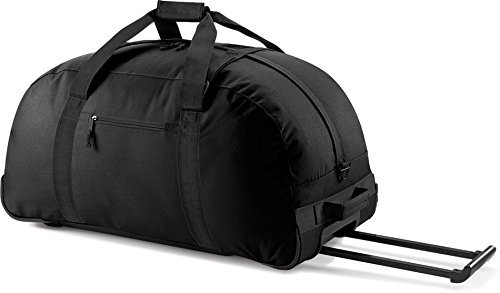 BagBase Sport & Reise Trolley 'Wheely Holdall' BG23, Farbe:Black