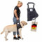 Nature Pet Tragehilfe für Hunde vorne- Tragegurt Hund (XS schwarz)
