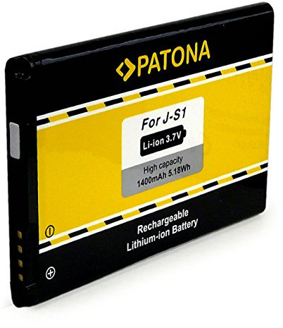 PATONA Batterie J-S1, 1400mAh 3.7 V Li-ION, Compatible avec Blackberry Curve 9320, 9720, ACC-46738-201