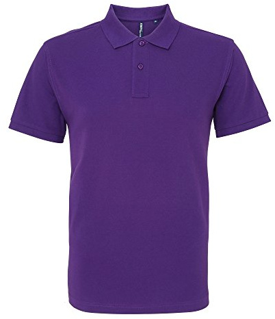 Asquith & Fox Men's Asquith and Fox Men's Polo Short Sleeve Polo Shirt, Purple (Purple 000), XXXX-Large (Manufacturer Size:4XL)