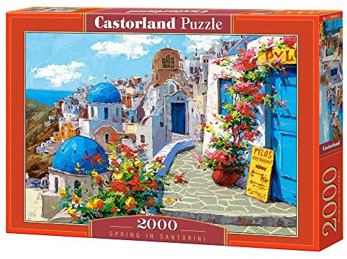 Frühling auf Santorin (Puzzle): Spring in Santorini, TU