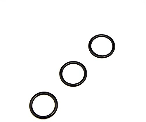 HAND Metal O Shape Lingerie Rings 1.3 cm Diameter, Takes Straps up to 1 cm Width, Pack of Approx 50 (11 g) Black Plastic Coating