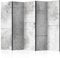 decomonkey Paravent Raumteiler Innen Beton 225x172 cm 5 Teilig Beidseitig Room Divider Wall Raumteiler Stehend Trennwand Sichtschutz Spanische Wand Sichtschutzwand Wohnzimmer Holz Mauer