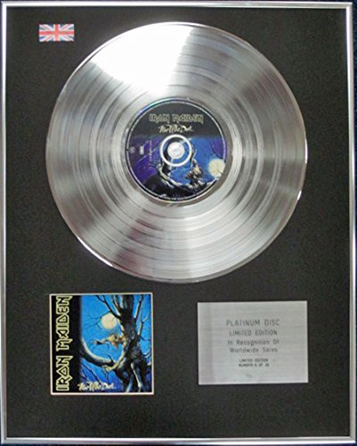 Century Music Awards IRON MAIDEN - Limited Edition CD Platinum Disc - FEAR OF THE DARK