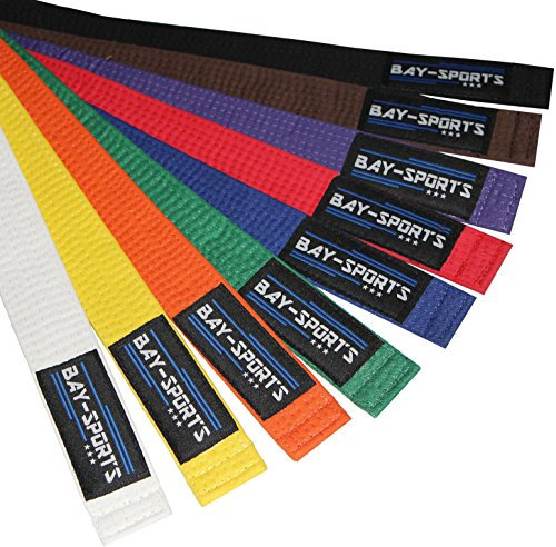 BAY® Budogürtel, Kampfsportgürtel, (gelb, 220)