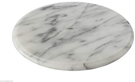 CBAM Plato giratorio de mármol blanco italiano italiano Marble Rotating Tray D.25 cm