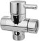 PETSOLA 3/4'' T Adapter 3 Wege Dusche Mischer Ventil Duschekopf Umsteller Umstellventil Umschalter Umschaltventil