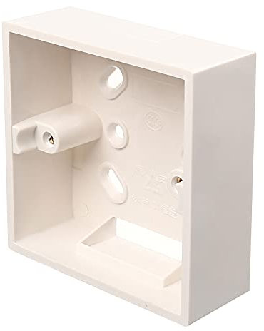 Fielect - Scatola per interruttori da parete in plastica, 86 tipo incasso, per ufficio, 1 pezzo