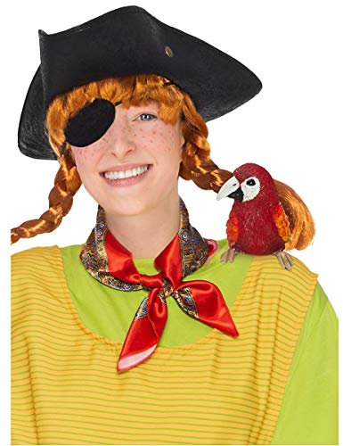 Maskworld Pippi Langstrumpf Papagei Rosalinda Schulterfigur - Verkleidung Accessoire Zubehör zum Kostüm - Karneval, Fasching & Motto-Party