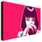 Pulp Fiction – Mia Wallace – Pop Art – Kunstdruck auf Leinwand, gerahmt, verschiedene Größen (A0, 119,4 x 83,8 cm)