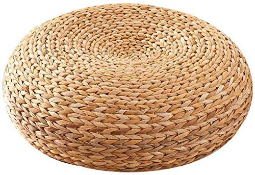 Lawn Cushion, Thickened Handmade Straw Cushion Round Yoga Mat for Meditation Rest