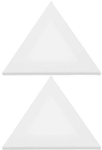 2Pcs Dreieck Paneele Künstler Leere Bretter Kunst Leere Künstler Leere Rahmen Bretter Kreative Leere Malpaneele zum Malen 20Cm