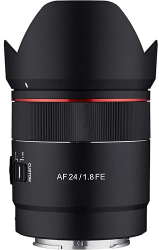 Samyang 24 mm F1.8 AF Compact Full Frame Weitwinkel für Sony E, schwarz (SYIO2418-E)