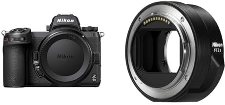 Nikon Z6 II Body Mirrorless Camera (24.5 megapixel, Ultra wide ISO & FTZ II - Adapter for F-Mount lenses on Z-Mount cameras