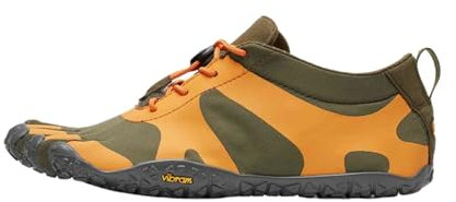 Vibram FiveFingers V-Alpha Trailschuh für Herren, Militär/Orange, 46 EU