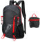 20L Zaino Ripiegabile ultra leggero portatile Pieghevole impermeabile multifunzionale campeggio, trekking Alpinismo all'aperto Zainetto
