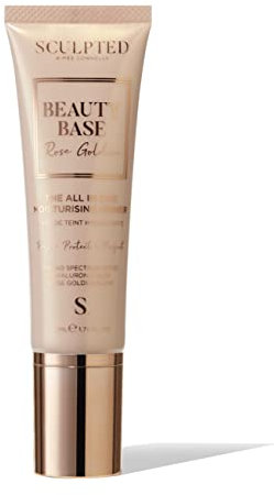 Beauty Base All-in-One Moisturising Primer from Sculpted by Aimee (Rose Golden) - 50ml 3-in-1 Hydrating Primer with SPF 30 That Preps, Protects and Perfects Your Skin