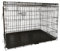 Hundekäfig 120 x 75 x 79 cm faltbar mit 2 Türen Transportkäfig Auto Hundebox mit Bodenschale Transportbox Drahtkäfig Hundetransportkäfig Größe (XXL-48 Zoll)