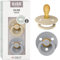 BIBS Colour Symmetrical Schnuller 2er Pack, BPA-frei Dummy-Schnuller, Symmetrischer Nippel. Naturkautschuk/Latex, Hergestellt in Dänemark. 6-18 Monate (2er Pack), Vanilla/Cloud