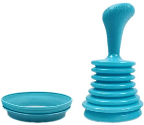 Rachlicy Sink Plunger Mini Home Plunger for All Drain Types Kitchen, Small Hand Held Pump Cleaner for Sinks, Bath and Shower, Powerful Drain Plunger, Indoor and Outdoor Household Daily Necessities