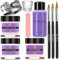 Rosarden Acrylic Powder Set - Colorful Acrylic Nail Powder Powder for Acrylic Nails Extension 3Colors Set, 1.0 millilitre