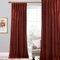 StangH Rust Curtains 96 inches for Living Room Doorway, Super Soft Velvet Room Darkening Privacy Protect Door Panels for Bedroom Dining Room Closet, W52 x L96 inches, 1 Panel, (SHUSCBR5SD1-5296C38)