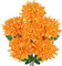 Briful Künstliche Chrysanthemen, 15,2 cm, Herbstdekoration, 6 Stiele, 66 cm, Herbstmutter, Kunstblumen, Blumenstrauß, orangefarbene Seidenblumen für Zuhause, Hochzeiten, Bauernhaus, Terrasse, Garten,