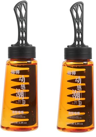 minkissy 2 Stücke Gel Kamm Haarstyling Gele Reise Conditioner Shaper Haarspray Haarstyling Creme Für Männer Haaröl Flasche Haarstyling Kit Styling Creme Männer Haarcreme Für Männer Männer