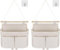 Zocipro 2Pcs Wall Hanging Storage Bag, 3-Layer Hanging Pocket with 2 Self-adhesive Hooks, Waterproof Door Closet Organizer for Bedroom, Bathroom, Kitchen Office