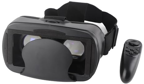 Pro 3D VR-Headset, Unterstützt 5–7 Zoll Smartphones, 3D-VR-Virtual-Reality-Brille mit Fernbedienung, Blaulicht-Augenschutz