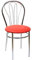 All4All Esstisch Venus in Farbe Erle mit Stühlen 100x60, Essgruppe, Tischgruppe,Stuhl,Esszimmergruppe,Esstisch-Set, Sitzgruppe, Esszimmermöbel,Bartisch,Rechteckiger Küchentisch (S15 Rot, 4)