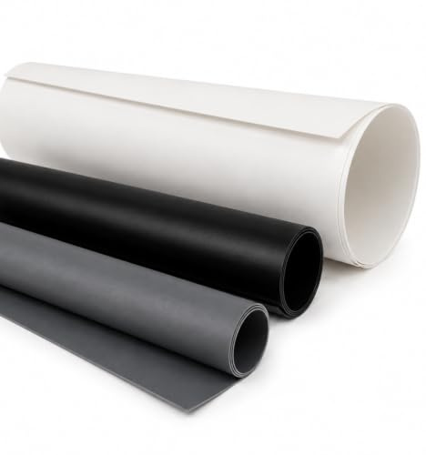 Plaques en PVC rigide 1 à 3 mm Noir/blanc/gris Trovidur® Vekaplan (1, gris fer, 1000 x 495 x 3 mm)