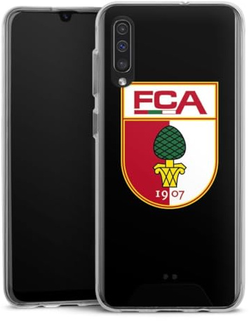 Handyhülle kompatibel mit Samsung Galaxy A50 Bumper Case Schutzhülle FC Augsburg Wappen FCA
