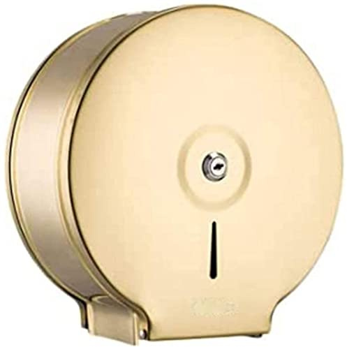 Commercial Toilet Paper Dispenser Wall Mounted Gold Polished Toilet Paper Dispenser-Toilet Roll Box-Toilet Paper Holder for Bathroom