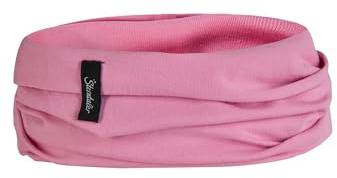 Sterntaler OCS, sciarpa multifunzione a tinta unita, morbida, unisex, per neonati e bambini, in jersey singolo (biologico), regolabile come berretto, rosa perla., 2